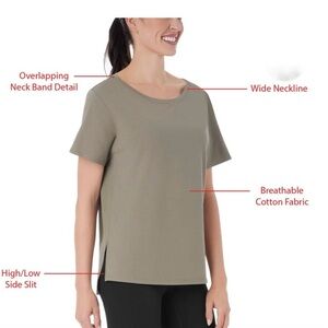 Member’s‎ Mark Women’s Active T-shirt Brown